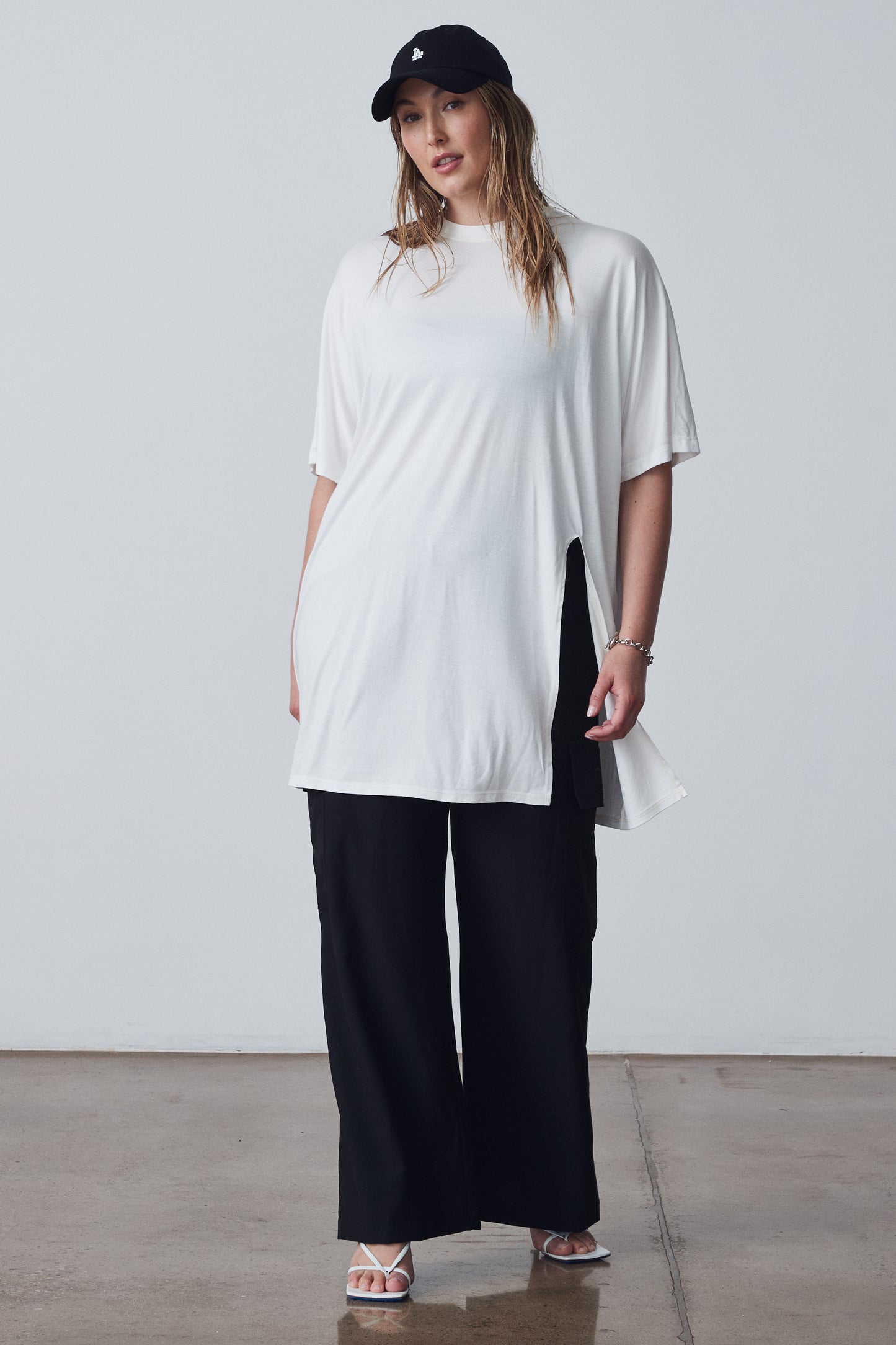 The Mid-Length Open Tee