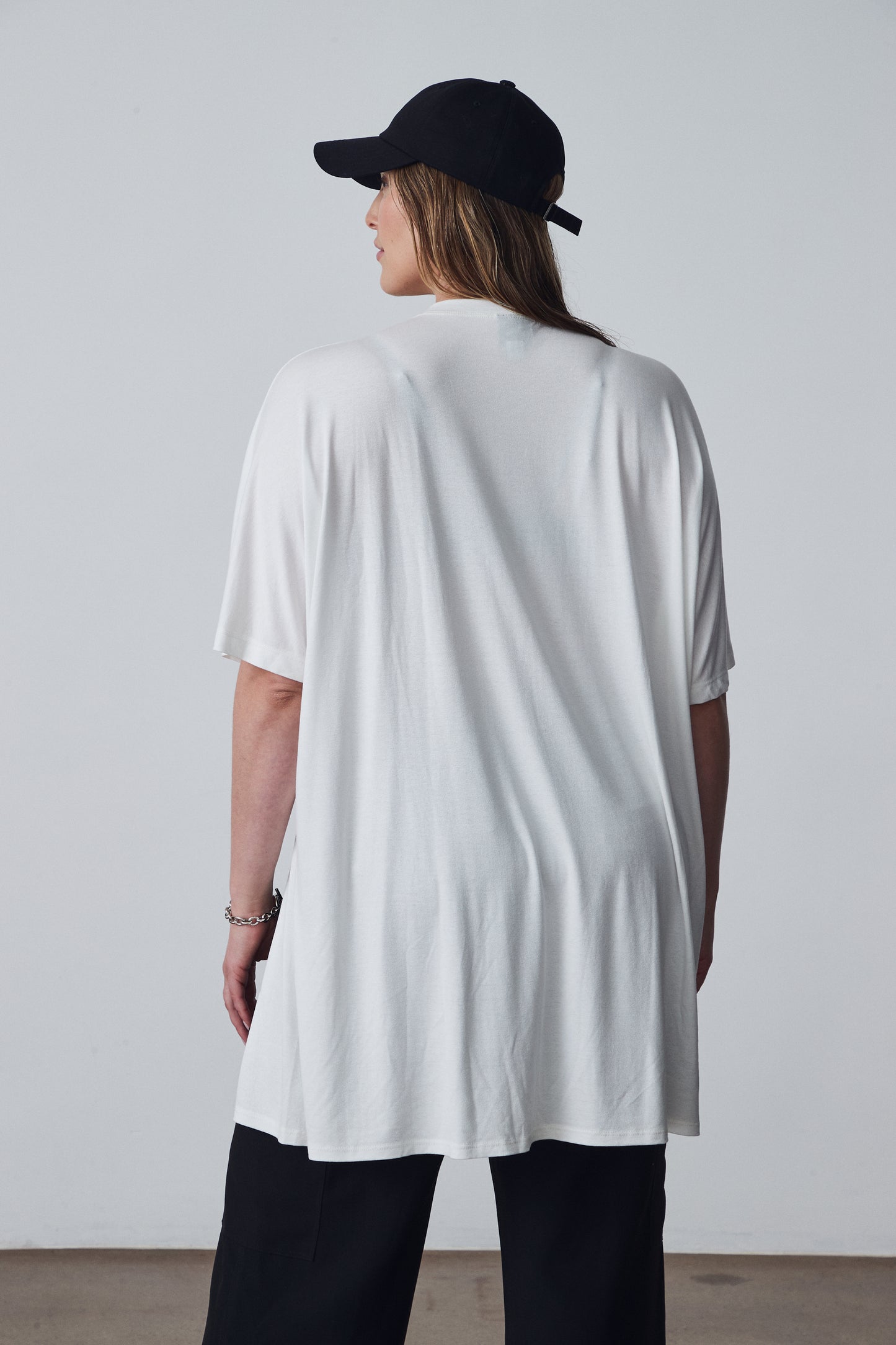 The Mid-Length Open Tee