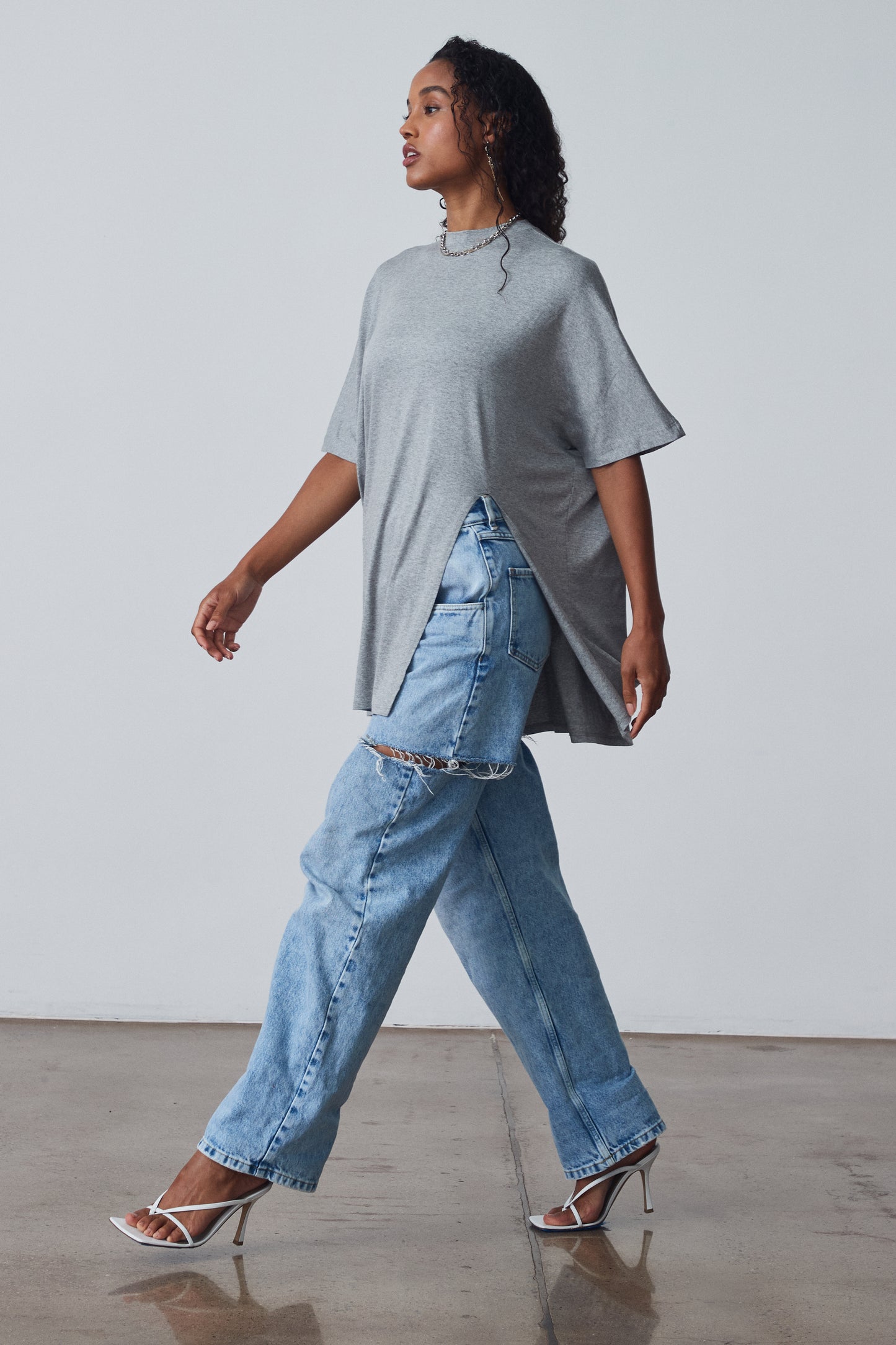 The Mid-Length Open Tee