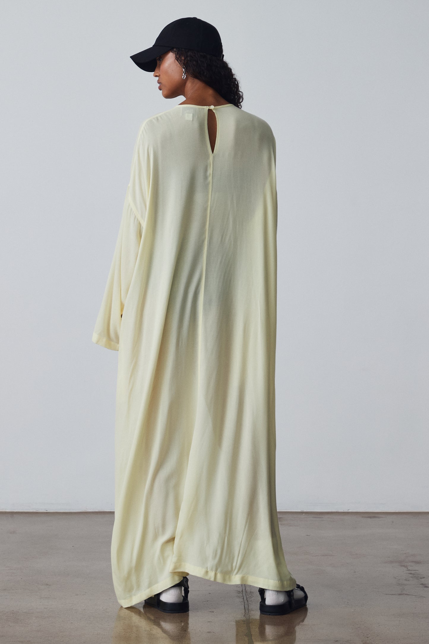 The Long Slit Dress