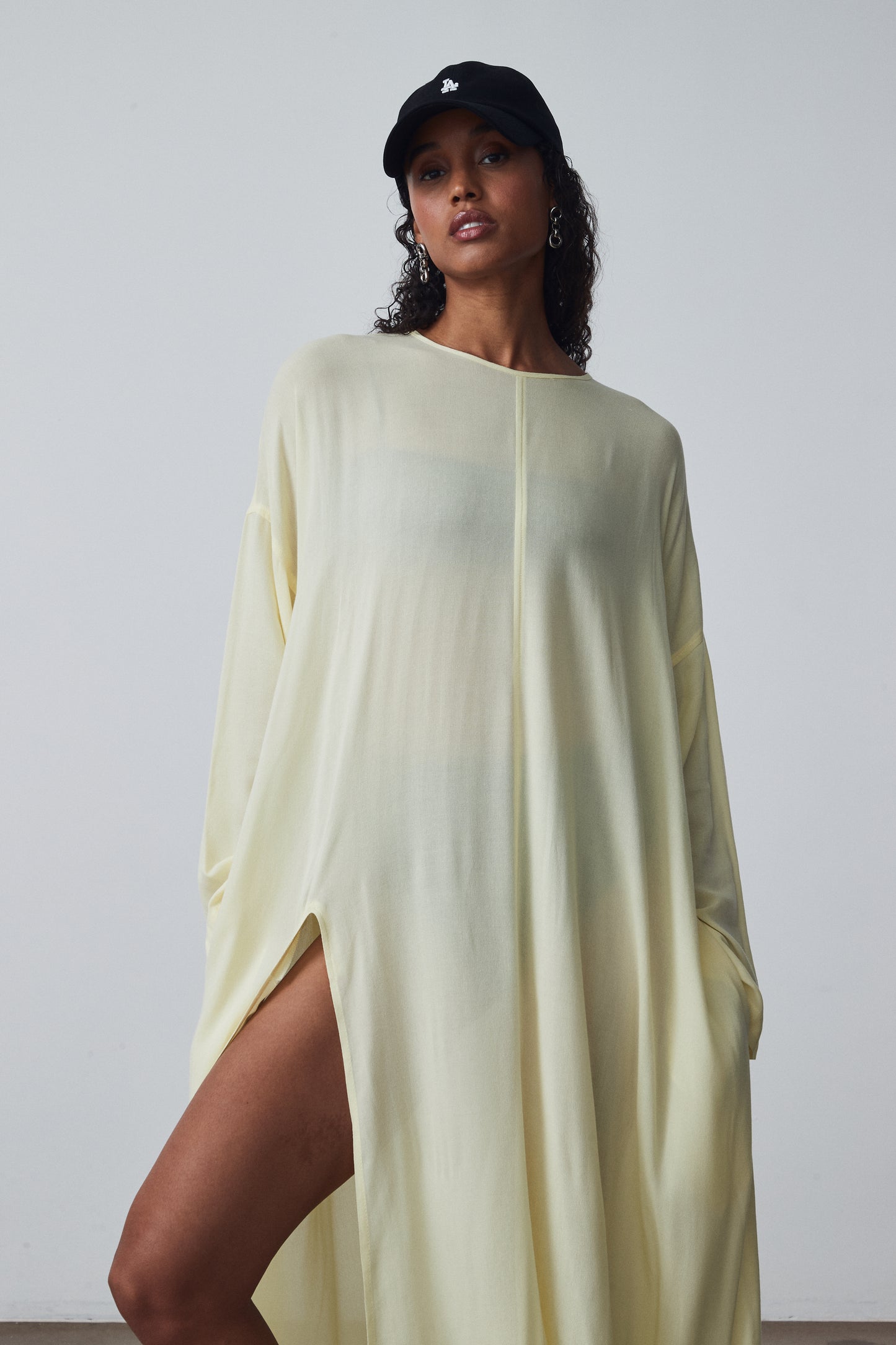 The Long Slit Dress