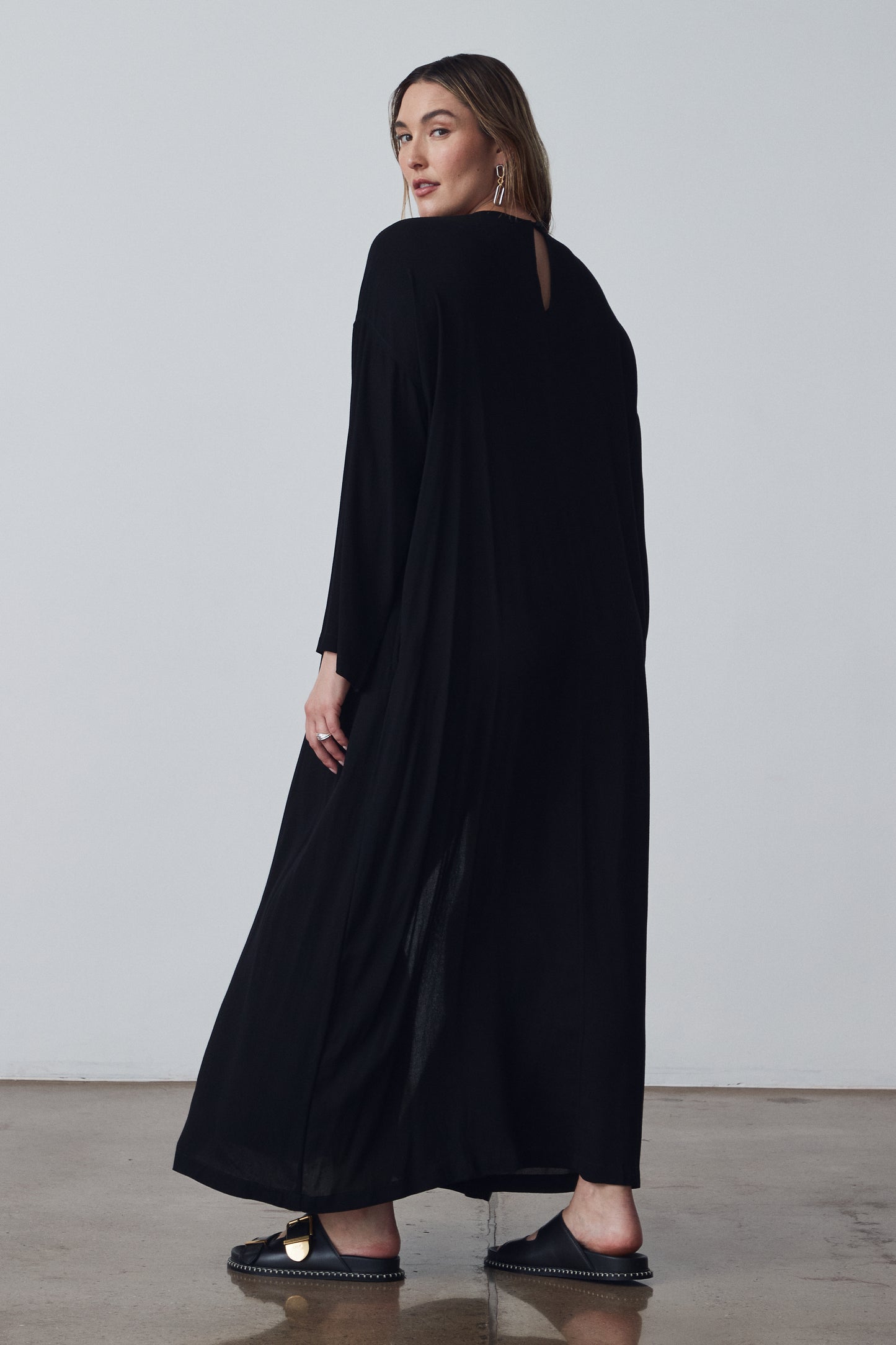 The Long Slit Dress