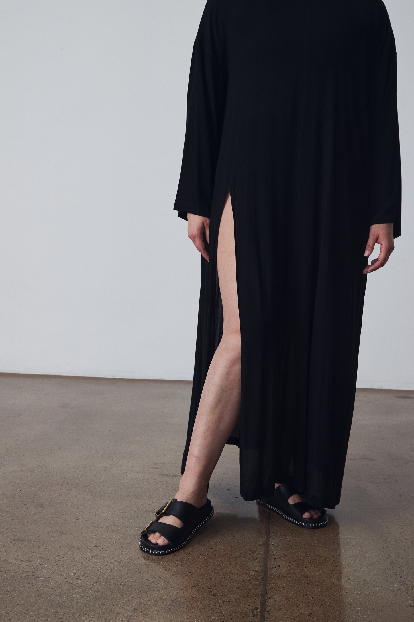 The Long Slit Dress