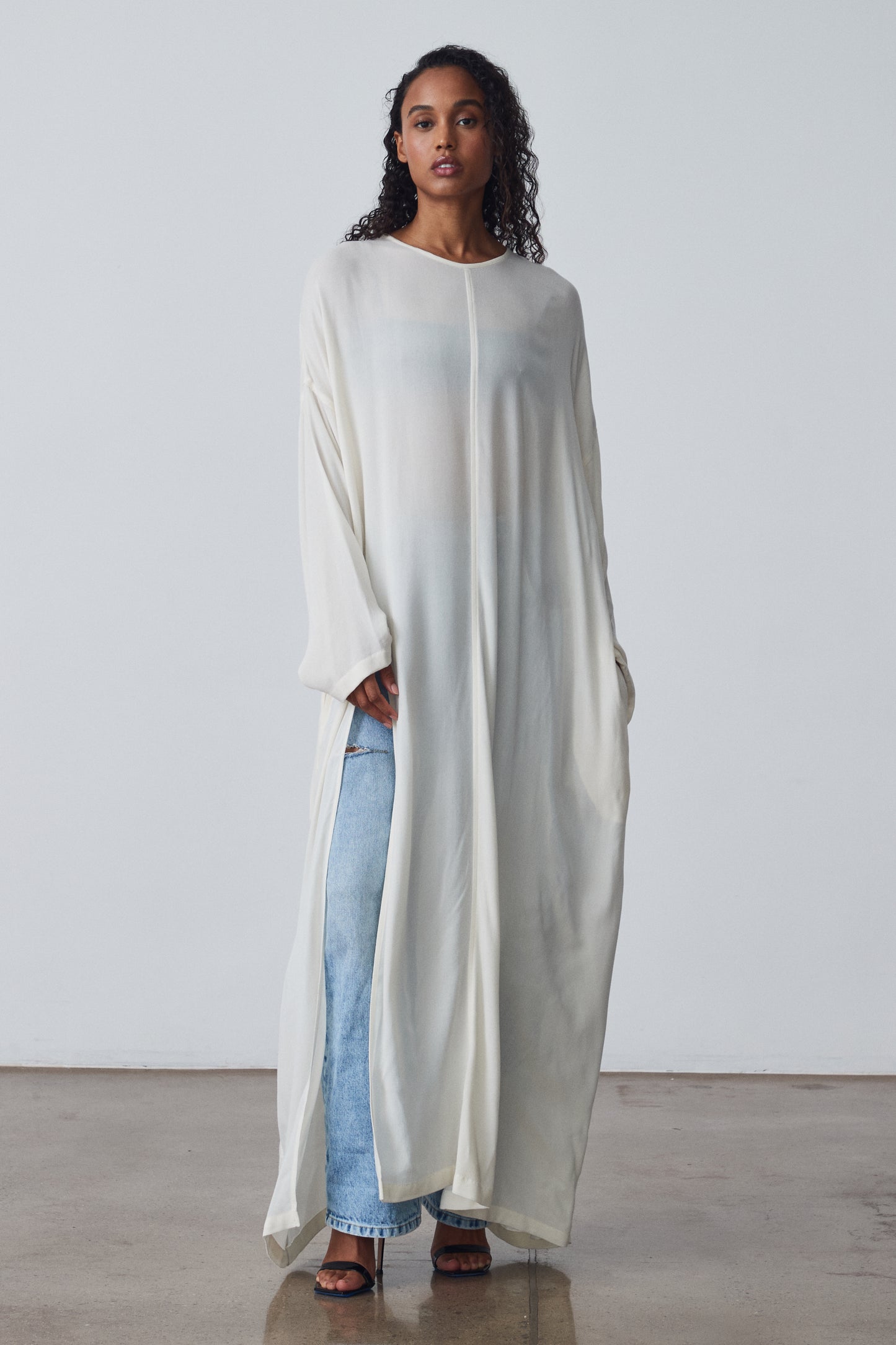 The Long Slit Dress