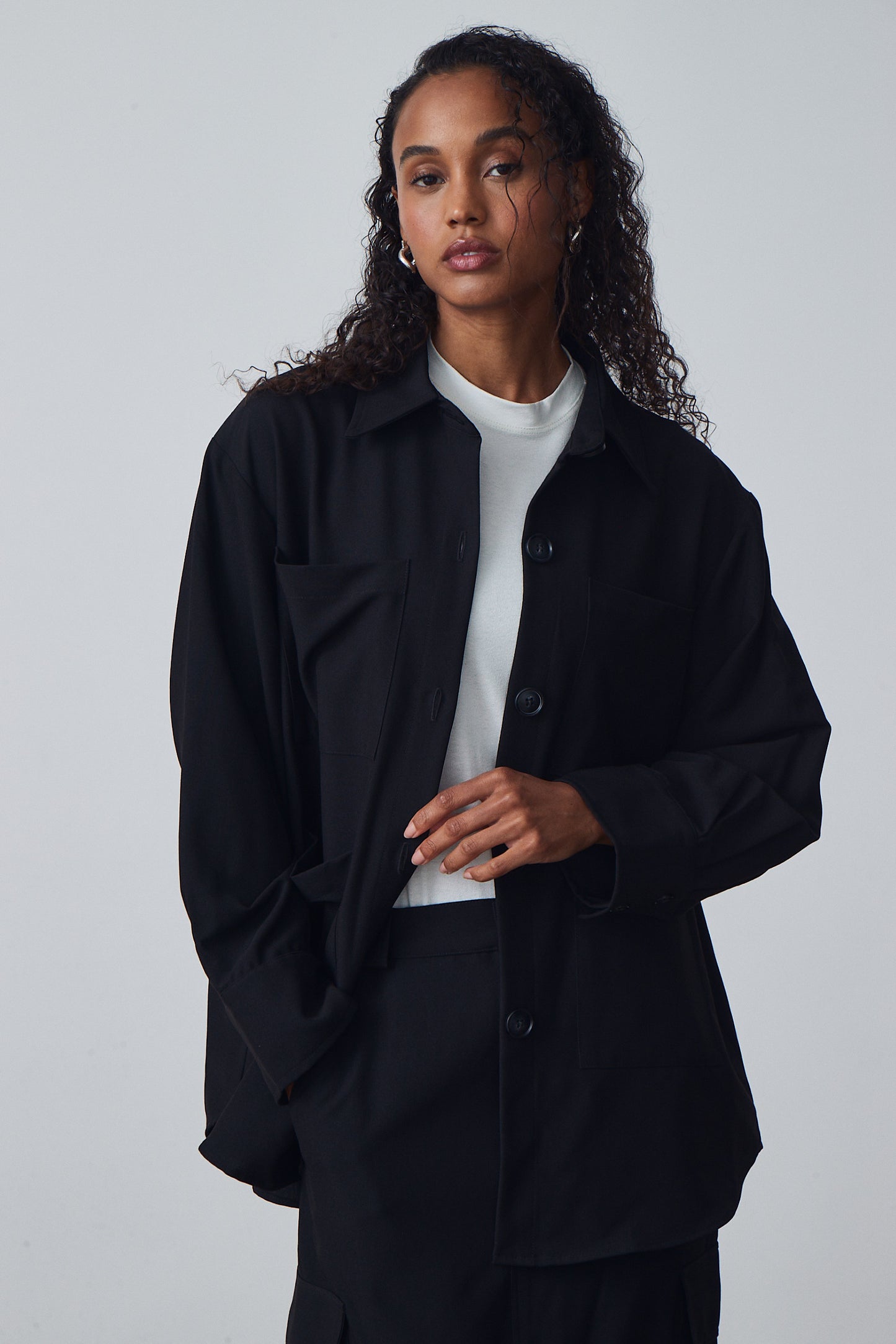 The Cargo Jacket - Black