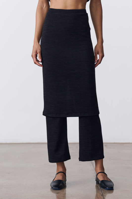 The Knit Pant / Skirt - Black