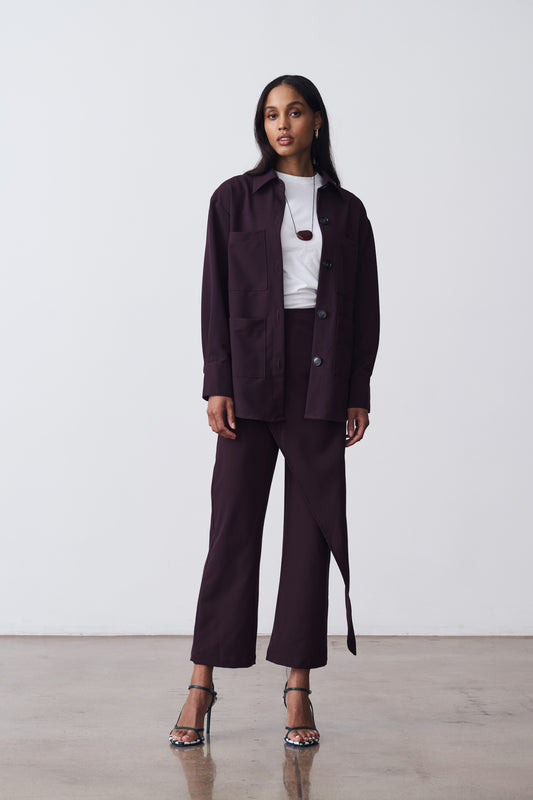 The Cargo Jacket - Deepest Violet