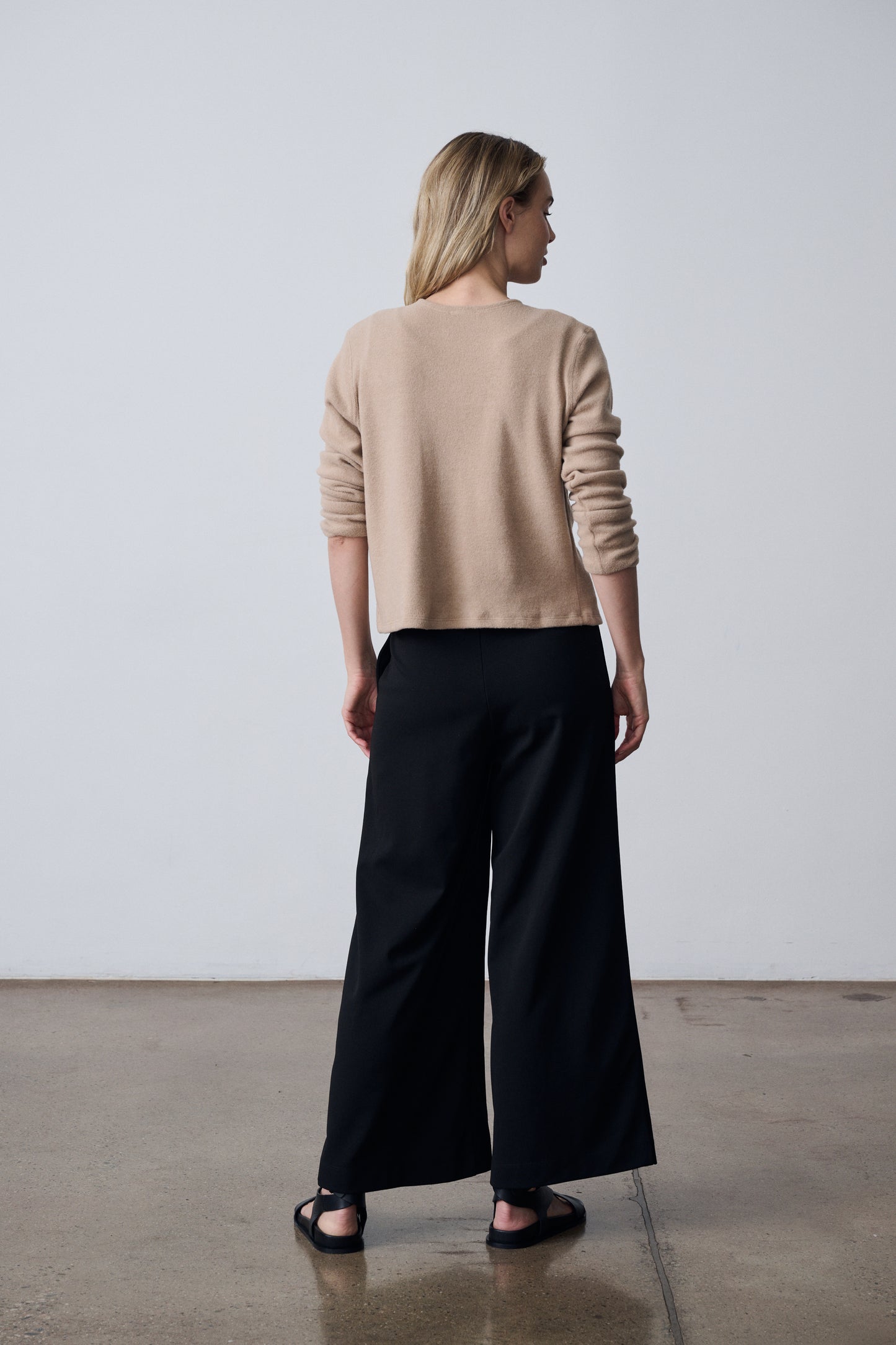 The Knit Tank & Cardigan Set - Beige Heather