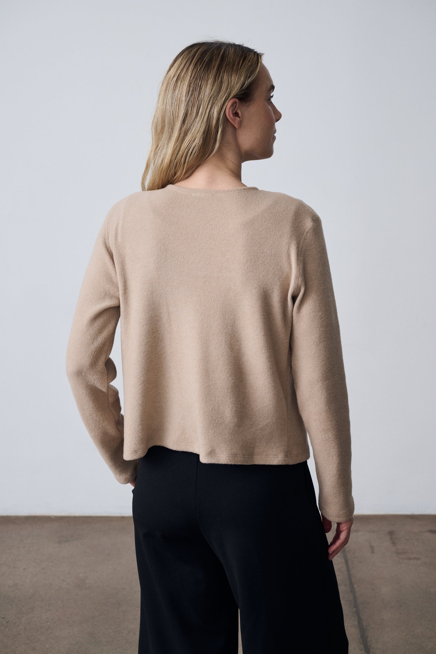 The Knit Tank & Cardigan Set - Beige Heather