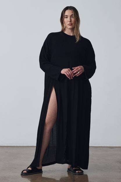 The Long Slit Dress