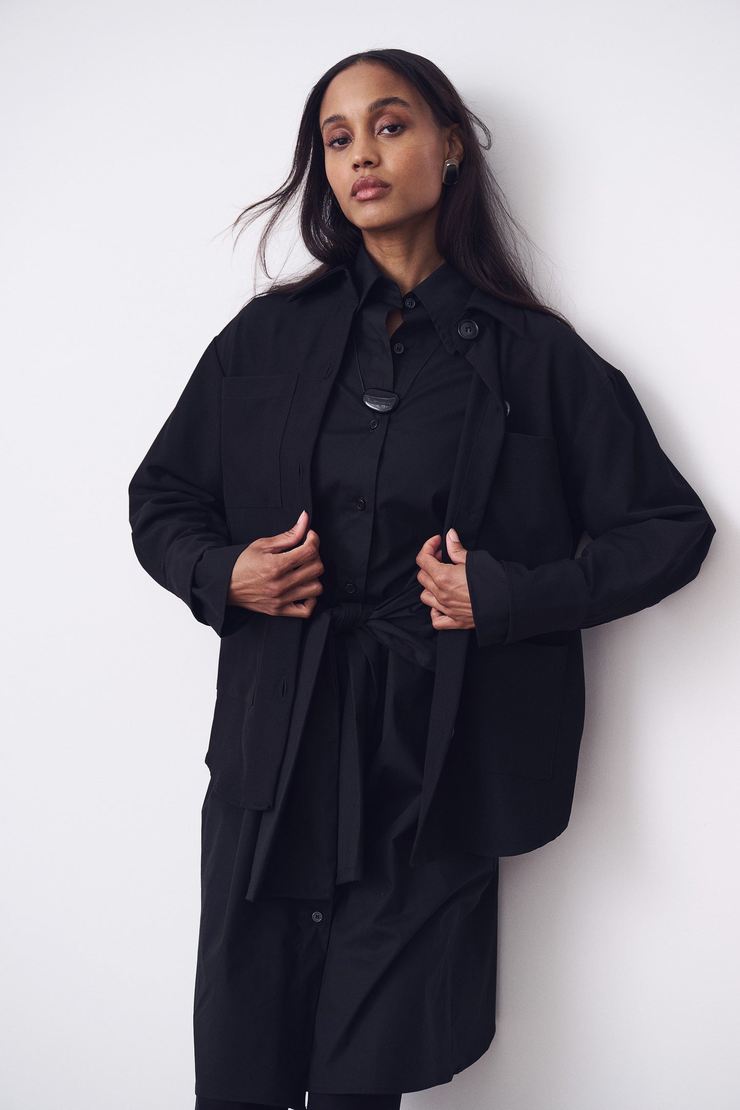 The Belted Button Down Dress