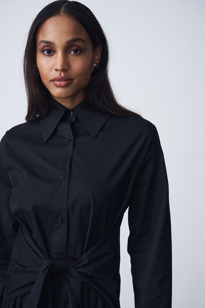 The Belted Button Down Dress