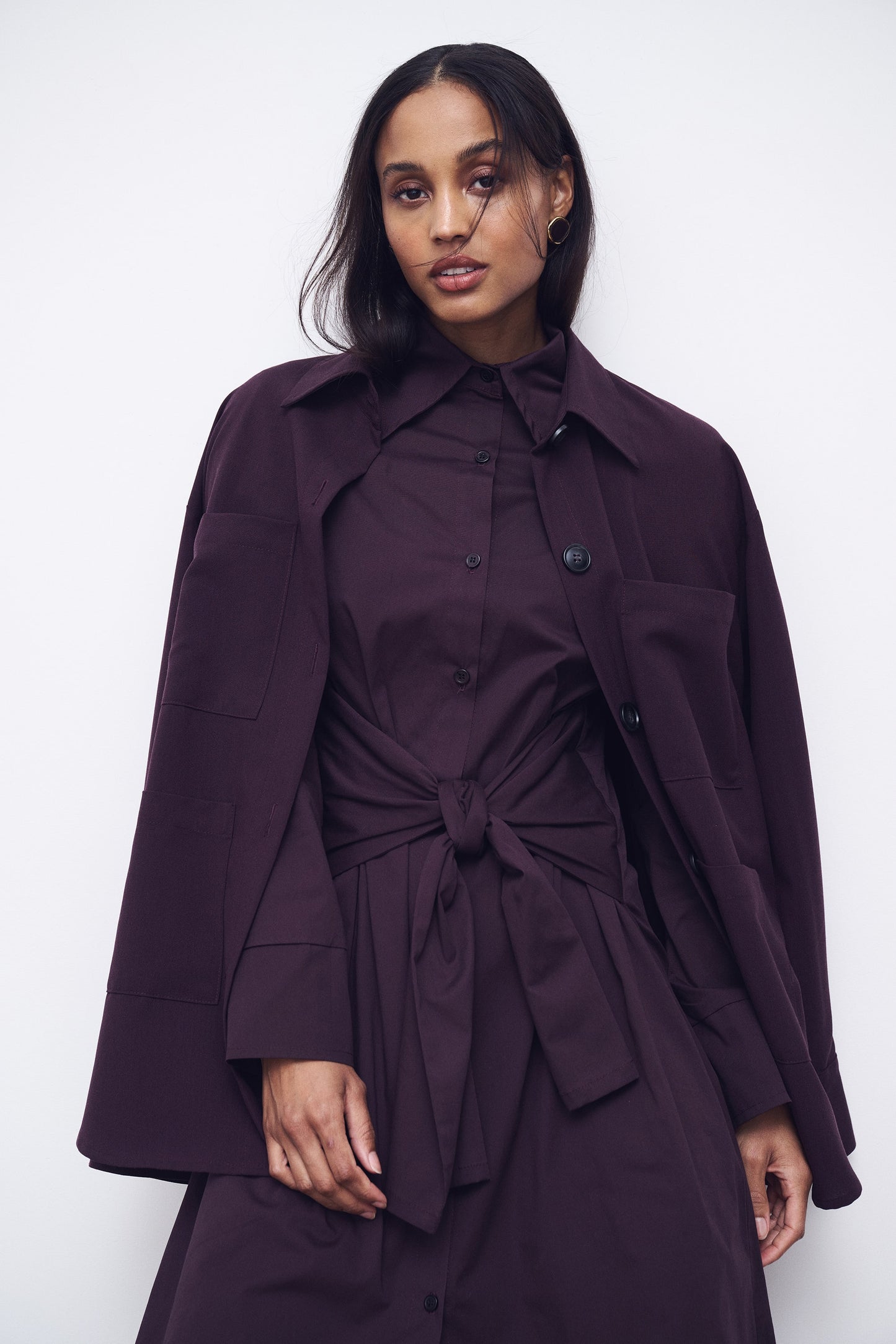 The Cargo Jacket - Deepest Violet