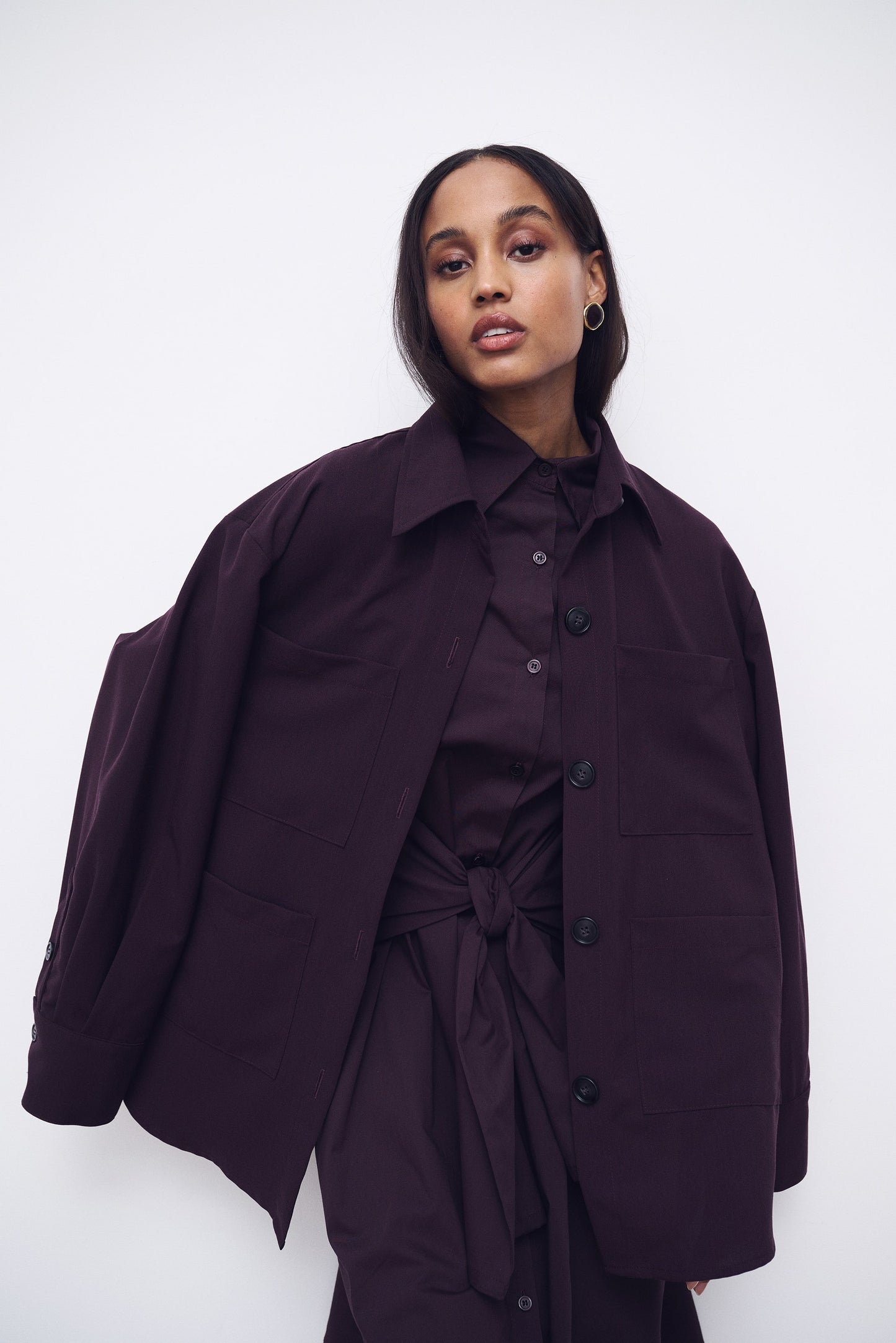 The Cargo Jacket - Deepest Violet