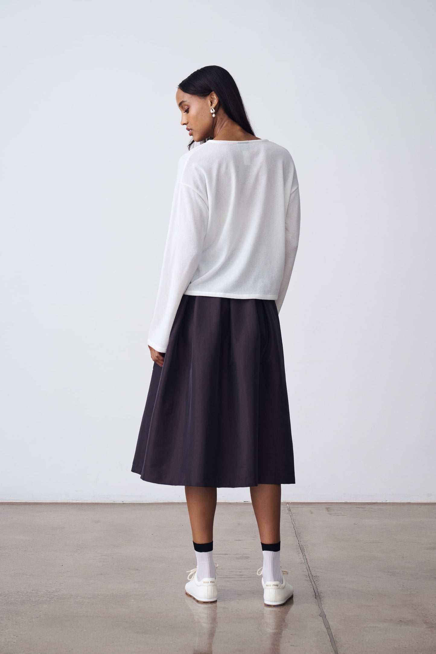 The Knit Short V Neck Sweater